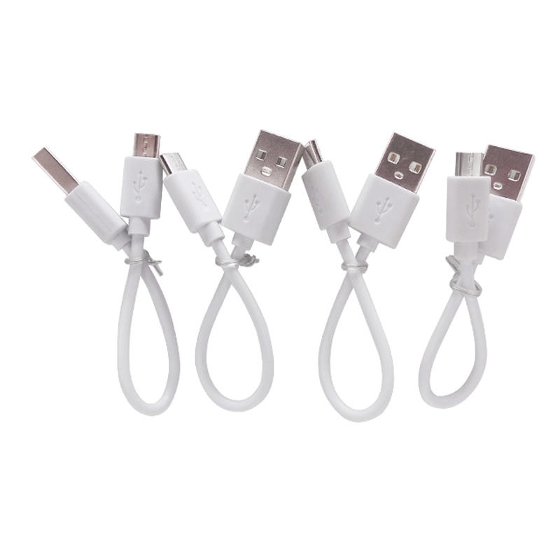 Short micro usb charging sync data cable for mobile phone android speaker SXD147