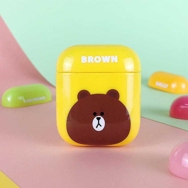 Line friends PC airpods cover case for airpods 1&2