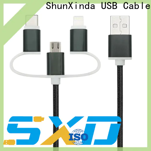 ShunXinda data usb cable with multiple ends manufacturers for home