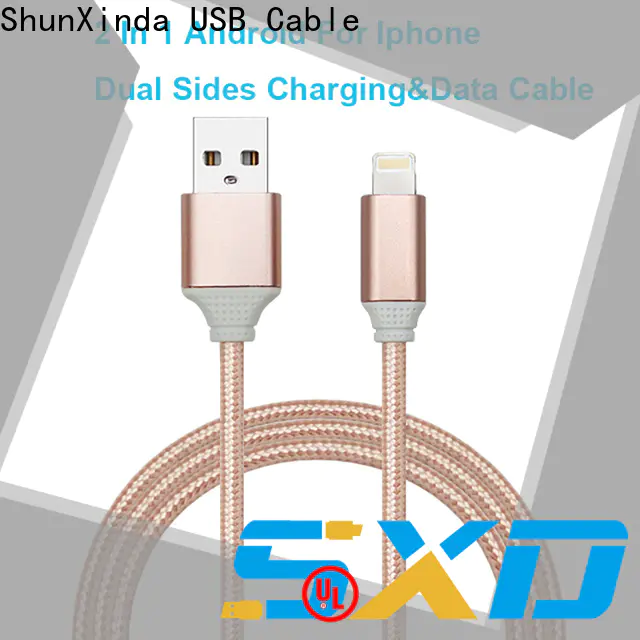 ShunXinda retractable usb cable with multiple ends factory for home