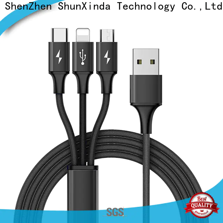 ShunXinda braided charging cable factory for indoor