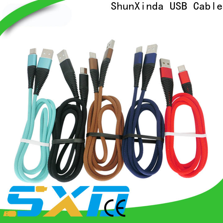 ShunXinda charging Type C usb cable factory for indoor