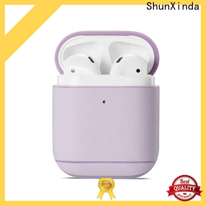 ShunXinda Custom leather airpods case for sale for airpods