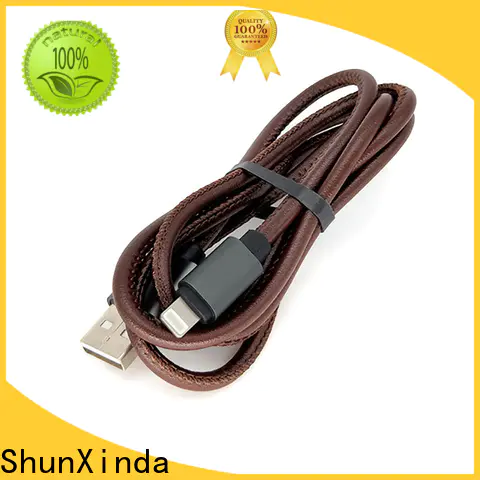 ShunXinda sync iphone charger cord factory for indoor