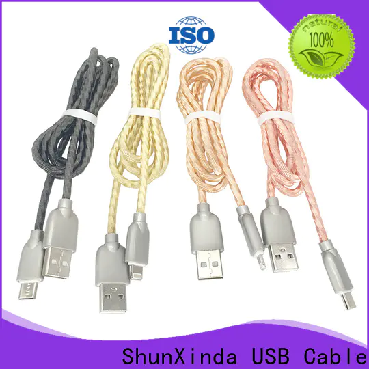 ShunXinda metal apple lightning to usb cable suppliers for car