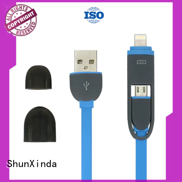 ShunXinda braided usb multi charger cable supply for car
