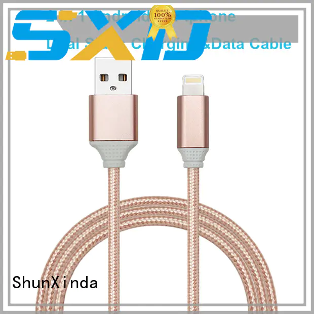 braided retractable usb cable series for car