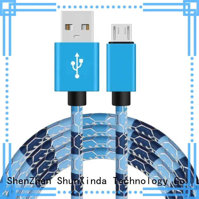 ShunXinda fabric best micro usb cable company for car