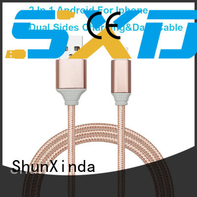 Hot retractable charging cable sync ShunXinda Brand