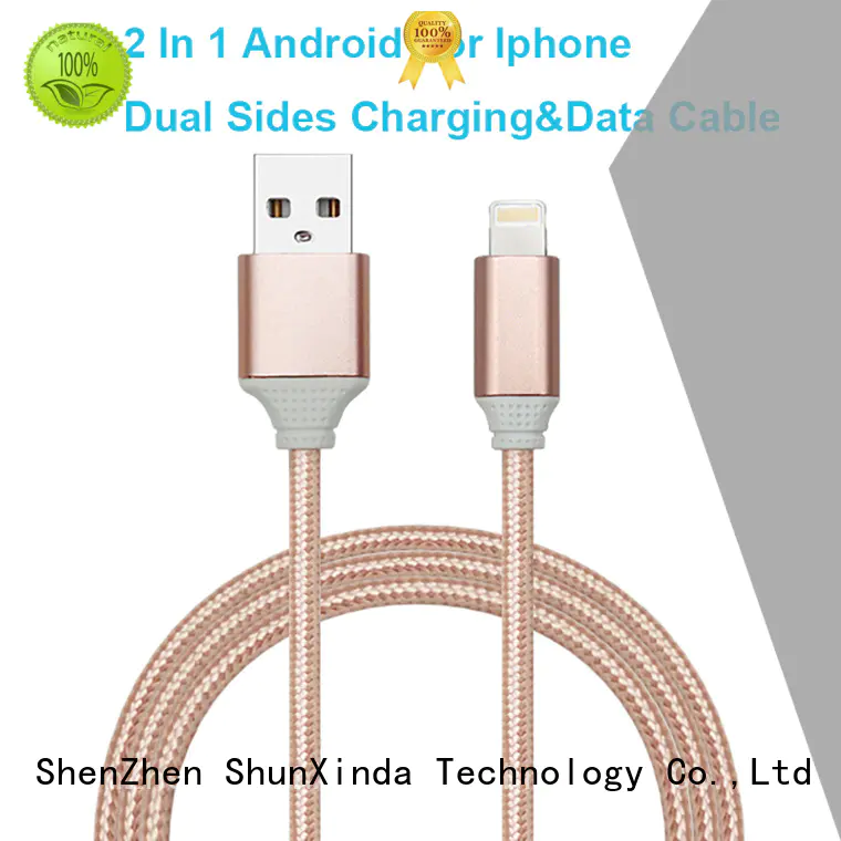 Wholesale retractable spring multi charger cable ShunXinda Brand