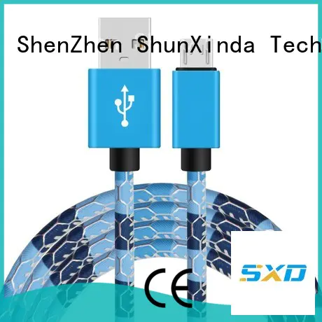 Wholesale spring micro long micro usb cable ShunXinda Brand