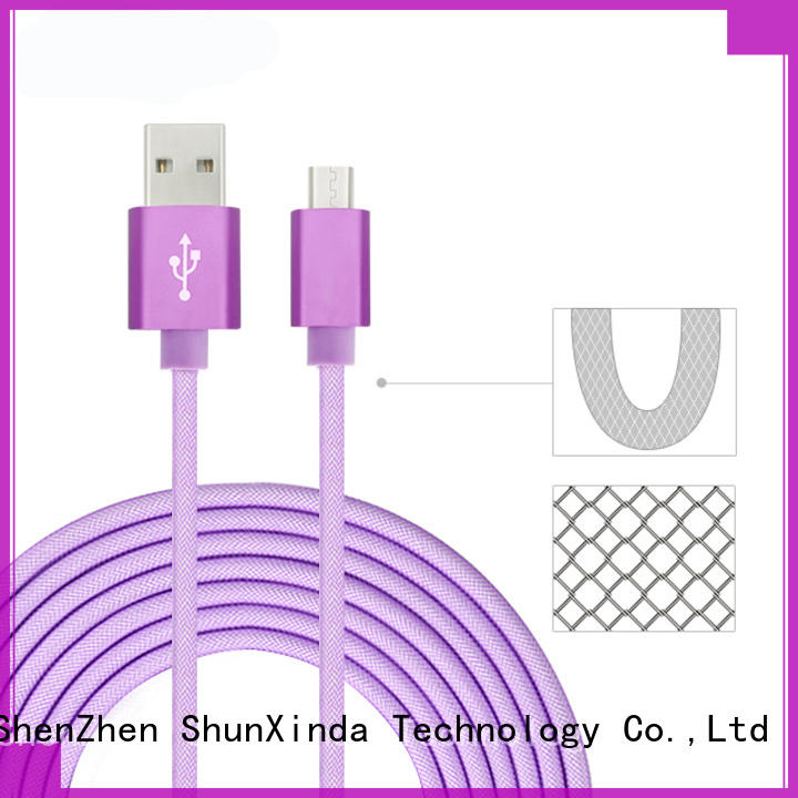 ShunXinda customized fast charging usb cable supply for indoor
