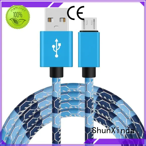 ShunXinda colorful cable usb micro usb company for car