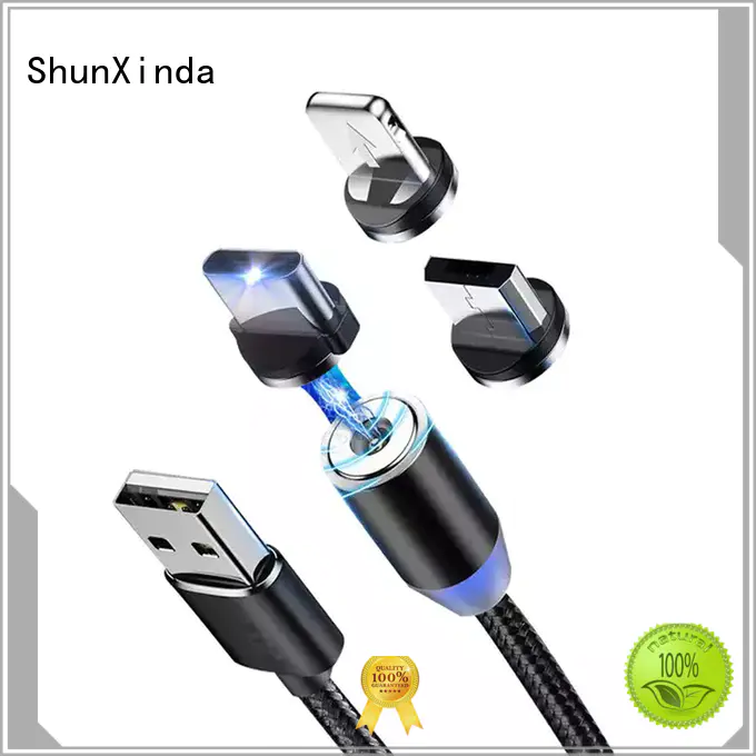 ShunXinda lanyard charging cable factory for car