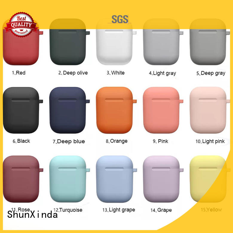 ShunXinda high quality leather airpods case for sale for charging case