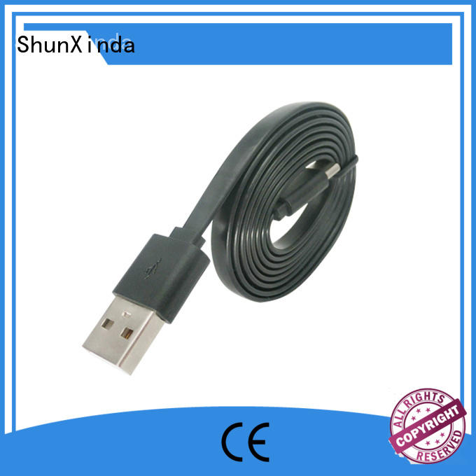 ShunXinda side cable micro usb manufacturer for indoor